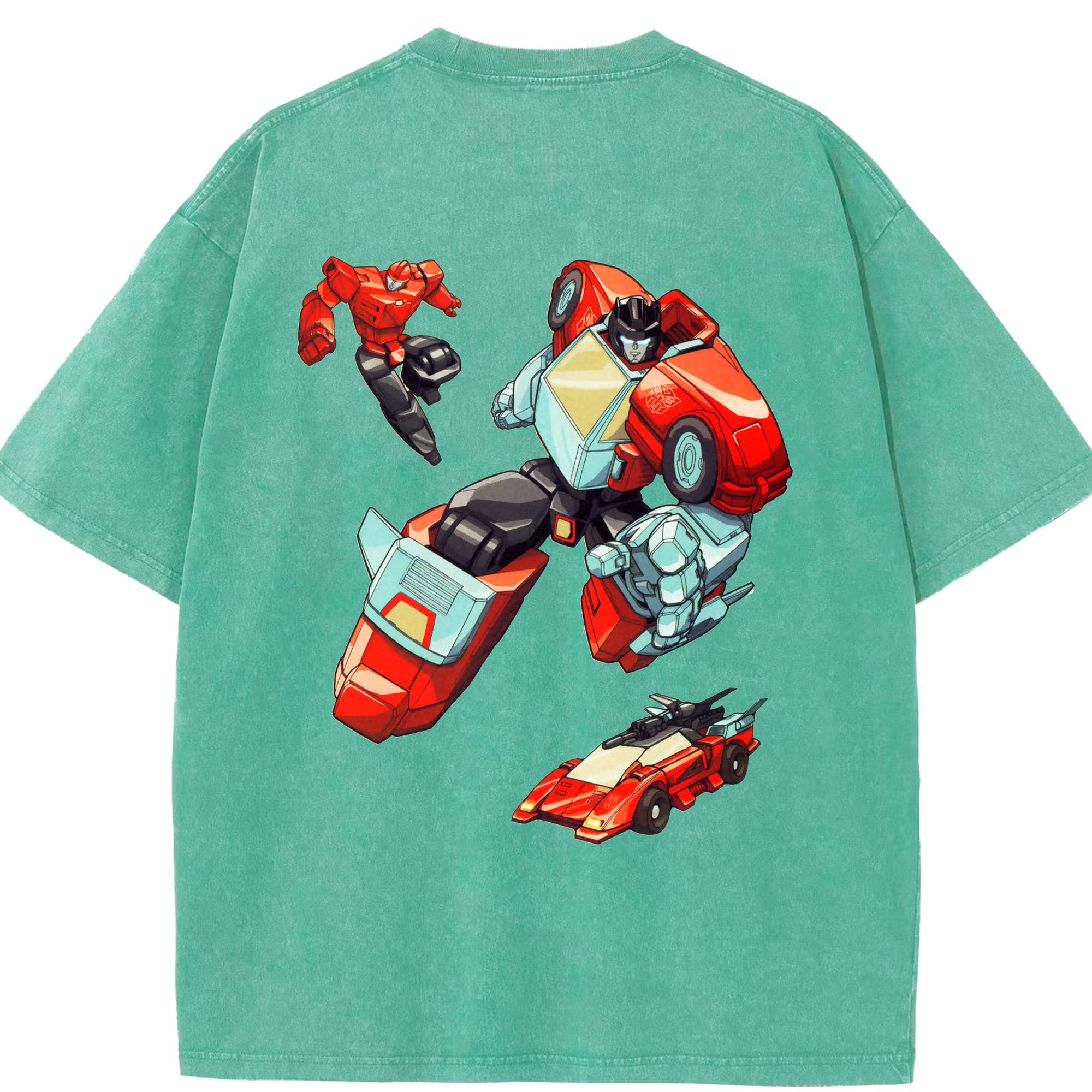 （画像用）  綿100% ヴィンテージ風 半袖Tシャツ（背面プリント）